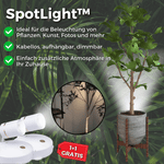 Cordless LED Light – Dimmable with Remote Control