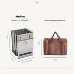 Compact Foldable Stainless Steel Wood Stove for Outdoor Activities