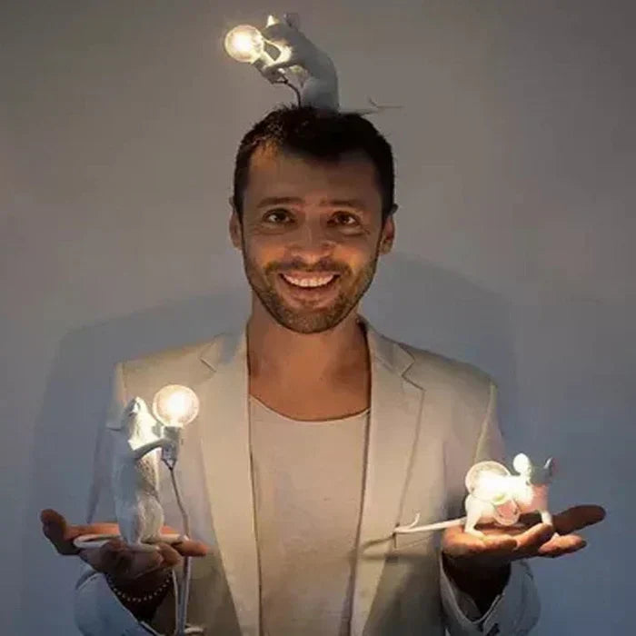 Playful Mouse Lamp - SqueakLight
