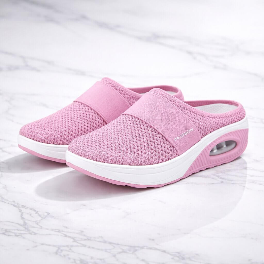 Comfortable slippers with orthopedic support