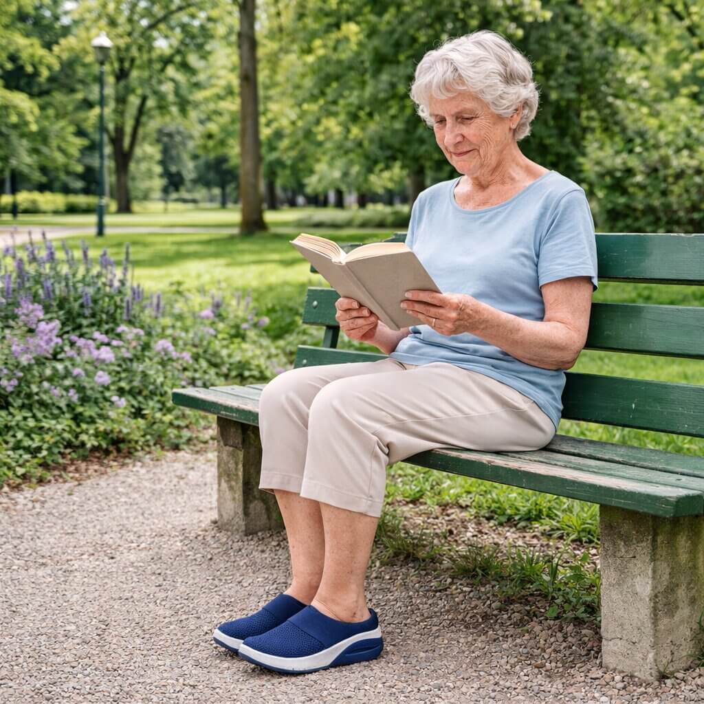 Comfortable slippers with orthopedic support