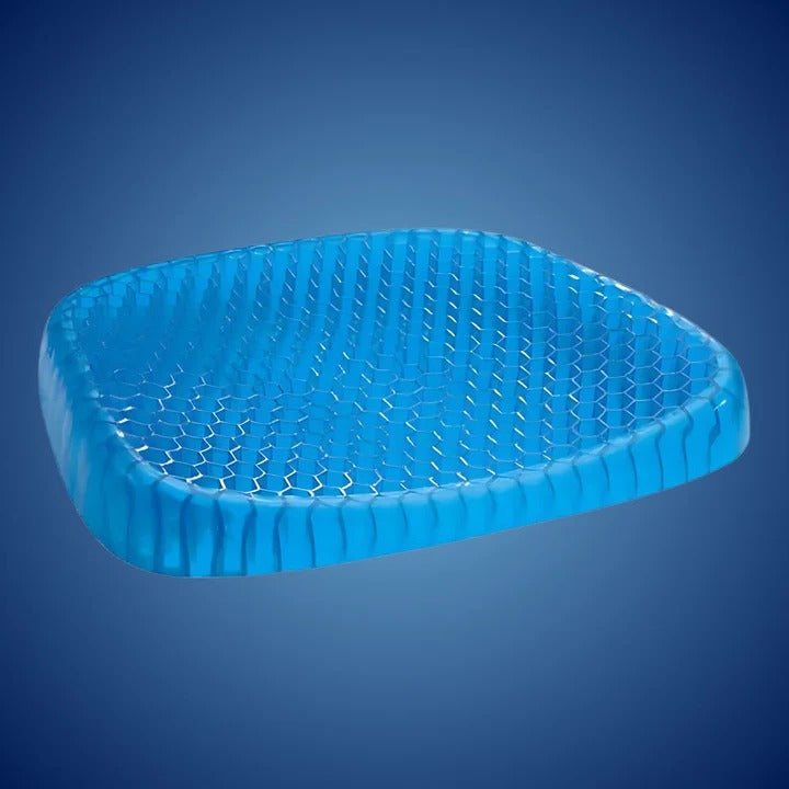 Ergonomic Gel Seat Cushion | Breathable Honeycomb Structure | Comfortable Pressure Relief