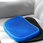 Ergonomic Gel Seat Cushion | Breathable Honeycomb Structure | Comfortable Pressure Relief