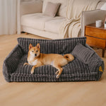 Orthopedic Dog Bed with Neck Support – Removable Cover and Stable Sleeping Area