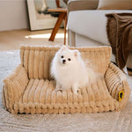 Orthopedic Dog Bed with Neck Support – Removable Cover and Stable Sleeping Area