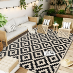 Reversible Outdoor Rug for Patio and Camping – Non-Slip and UV Resistant