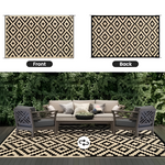 Reversible Outdoor Rug for Patio and Camping – Non-Slip and UV Resistant
