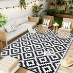 Reversible Outdoor Rug for Patio and Camping – Non-Slip and UV Resistant