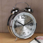 Classic Alarm Clock with Twin Bells and Loud Sound – Retro Metal Design