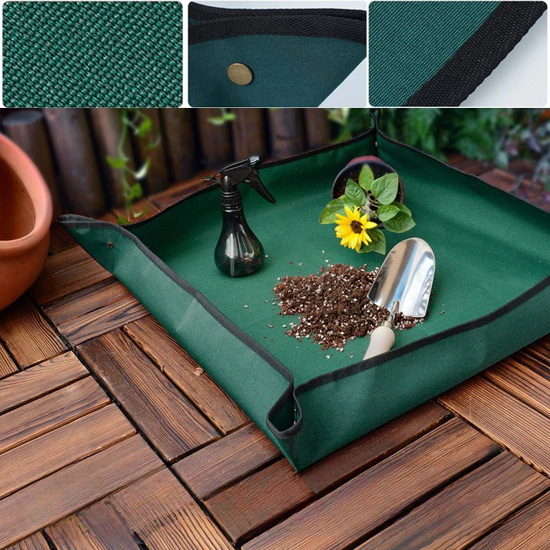 EcoGard - Faltbare, wasserdichte Pflanzmatte für Gartenfreunde
