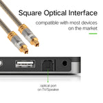 KlarSound | Digital Toslink Audio Cable 5m with Gold-Plated Connectors