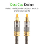 KlarSound | Digital Toslink Audio Cable 5m with Gold-Plated Connectors