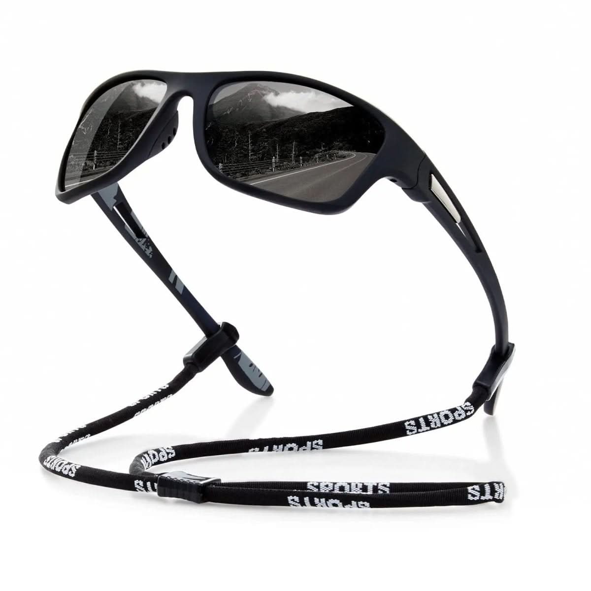 Sonnenschutz Brille | Polarisierte Sportsonnenbrille mit UV400 Schutz