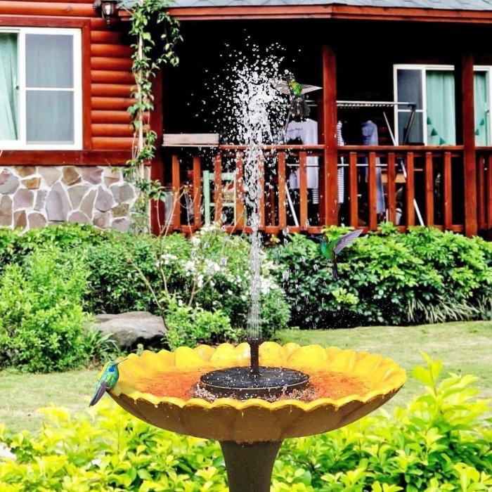 Soothing Solar Water Feature for Your Garden