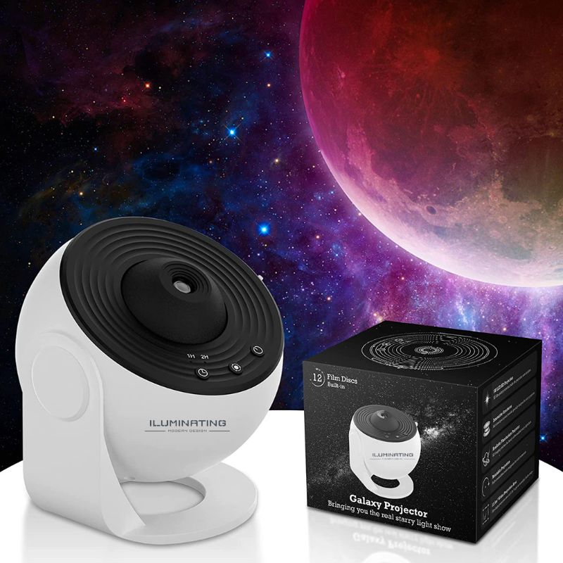 13-in-1 Planetarium Projektor mit 360° Rotationssternenhimmel und HD-Bildern