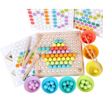 Bunte Steckspiel Perlen – Kreatives Farb- und Formenspiel