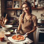 Pizza lifter with sliding mechanism – safe and clean