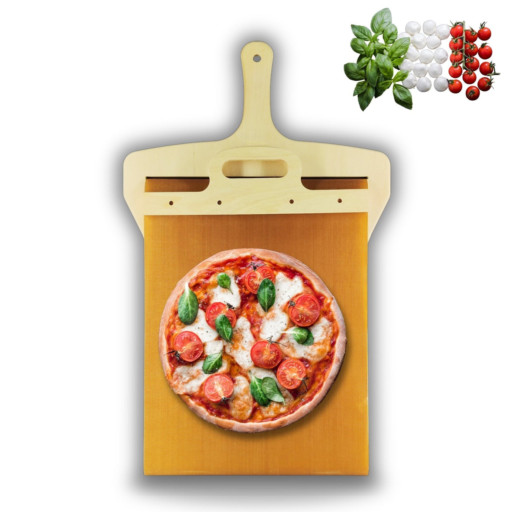 Pizza lifter with sliding mechanism – safe and clean