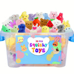 Verspielte Freude - 36 Stück Kawaii Quetschspielzeuge