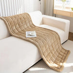 Elegant Sofa Cover with Pleated Edges for Stylish Living Spaces