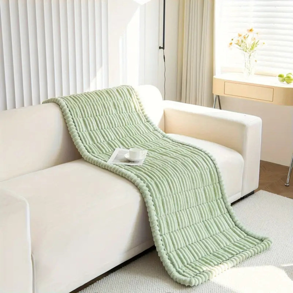 Elegant Sofa Cover with Pleated Edges for Stylish Living Spaces