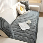 Elegant Sofa Cover with Pleated Edges for Stylish Living Spaces