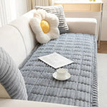 Elegant Sofa Cover with Pleated Edges for Stylish Living Spaces