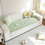 Elegant Sofa Cover with Pleated Edges for Stylish Living Spaces