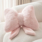 Cuddly Pillow with Bow Motif – Cozy Accent for Your Home