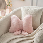 Cuddly Pillow with Bow Motif – Cozy Accent for Your Home