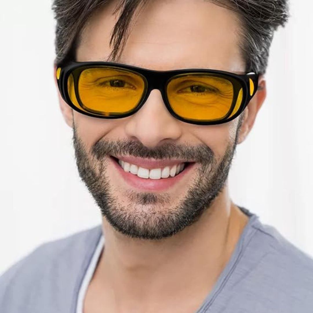 Night driving glasses for safe driving | Glare-free night vision | Clear view