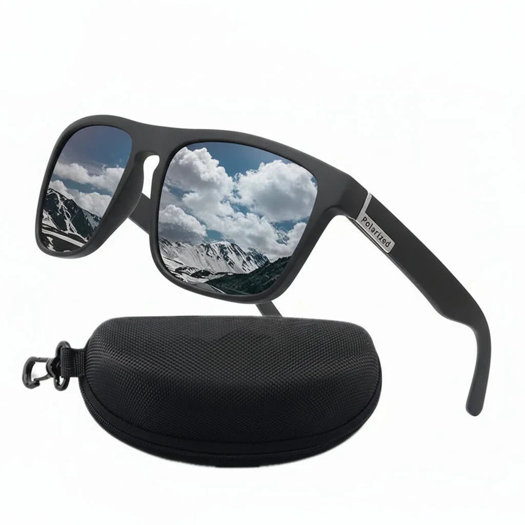 Sportliche Sonnenbrille mit UV400 Schutz und Polarisierung