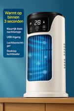 Kompakter 3-in-1 USB-Luftkühler mit Luftbefeuchter und Stimmungsbeleuchtung