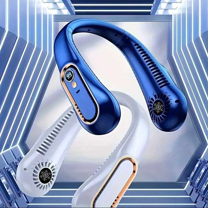 Tragbarer USB-Halsventilator mit 360° Kühlung