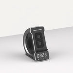 Kompakter Bluetooth-Lautsprecher mit Wecker und kabelloser Ladestation