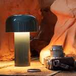 Kabellampe im verspielten Pilzdesign – Wiederaufladbare Tischlampe für gemütliche Ecken