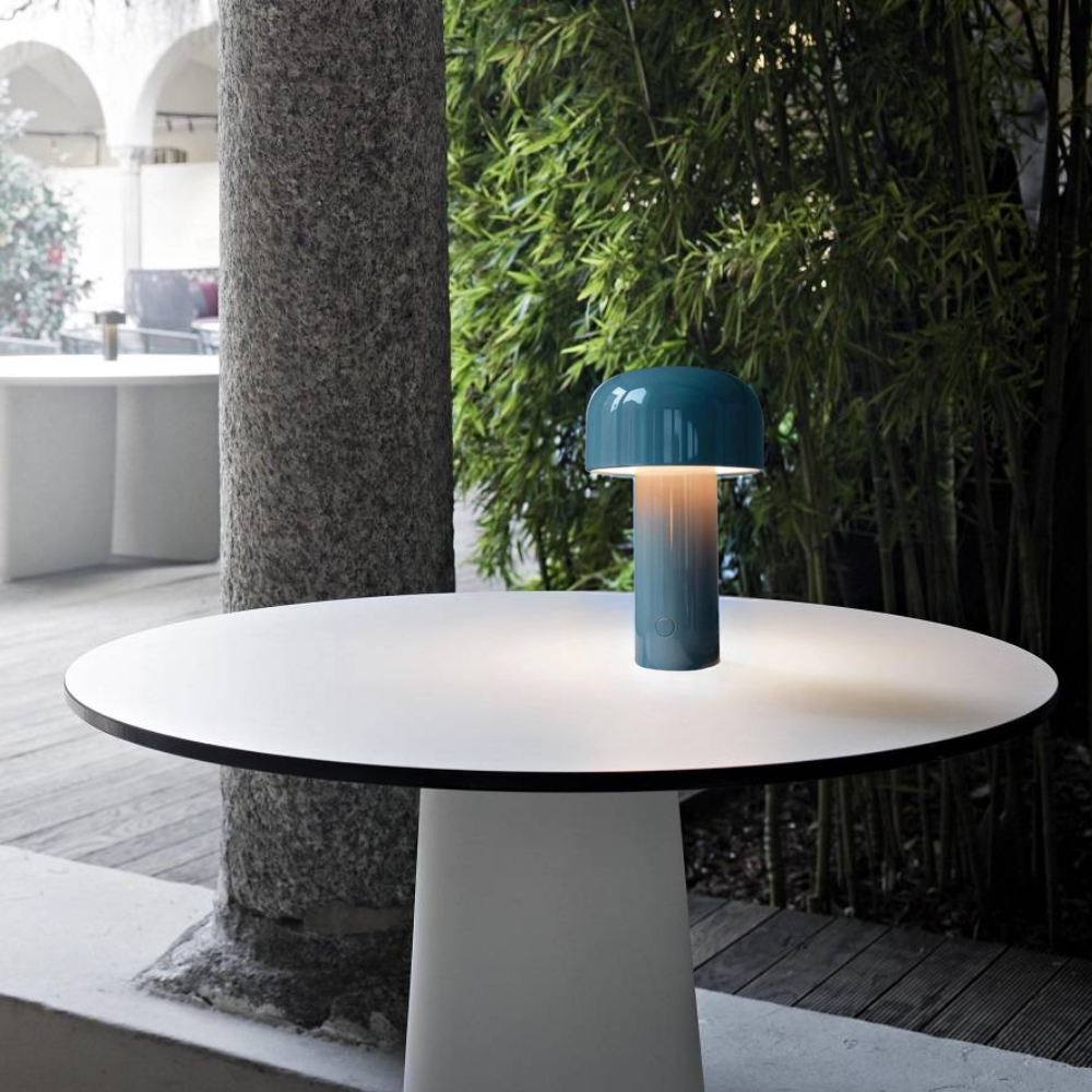 Kabellampe im verspielten Pilzdesign – Wiederaufladbare Tischlampe für gemütliche Ecken