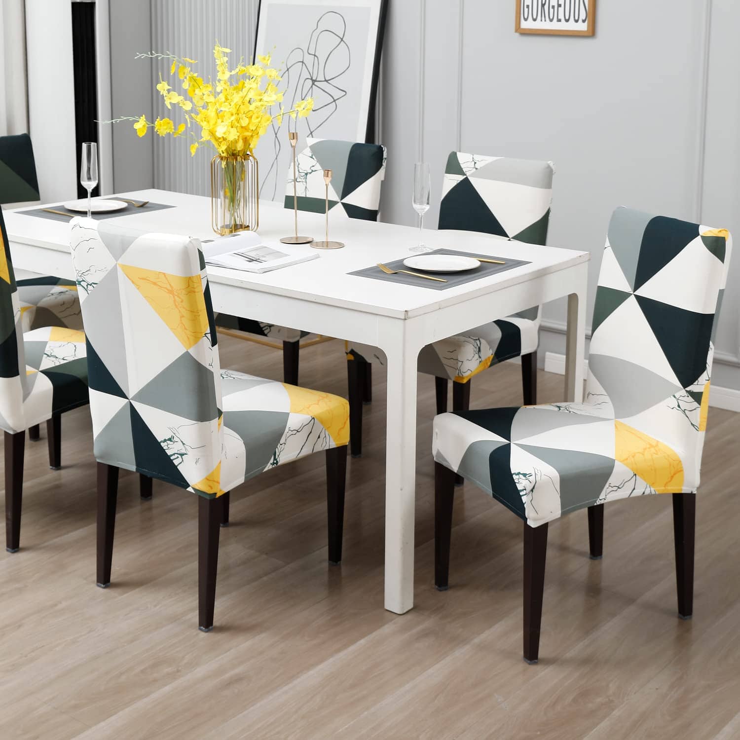 Hochwertige, elastische Stuhlhussen für Esszimmer – Schutz und Stil für Ihre Möbel