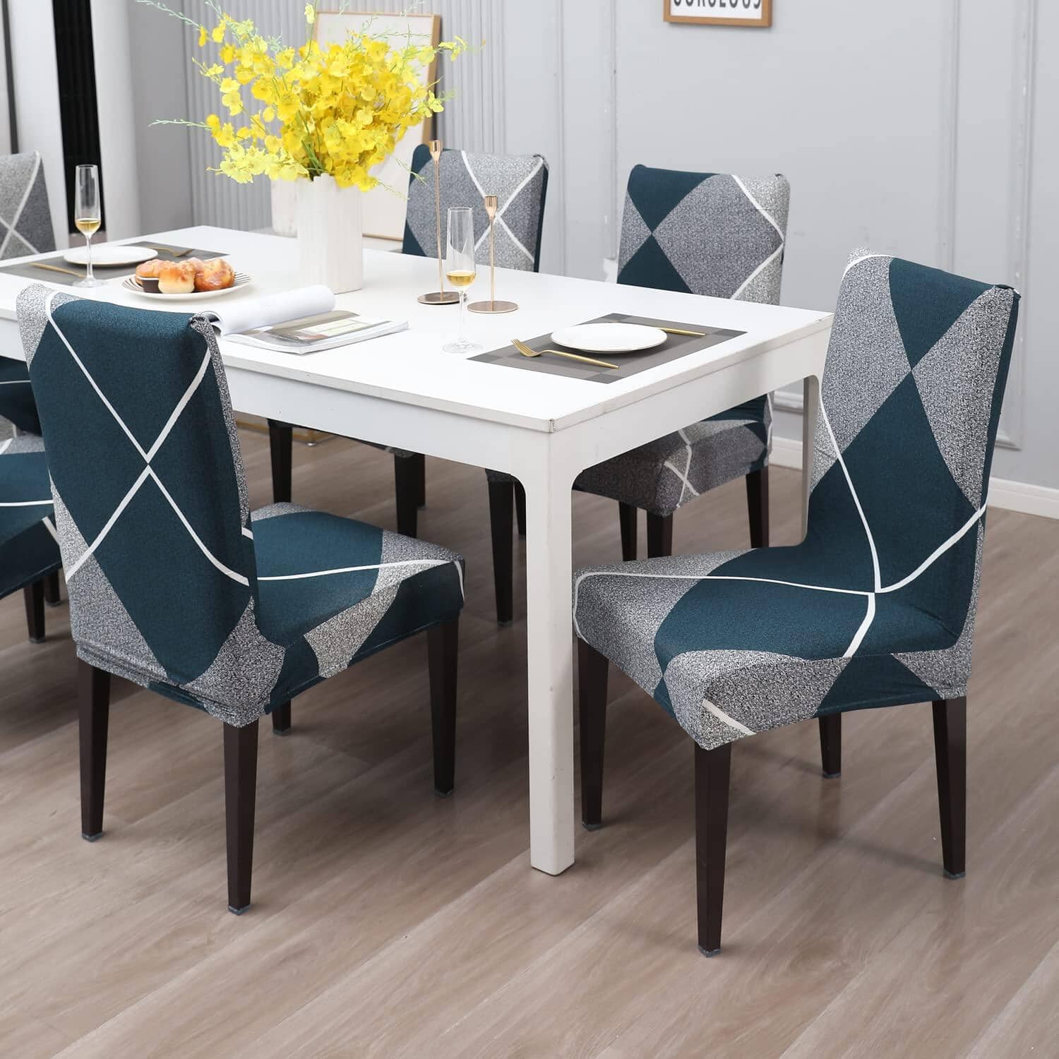 Hochwertige, elastische Stuhlhussen für Esszimmer – Schutz und Stil für Ihre Möbel