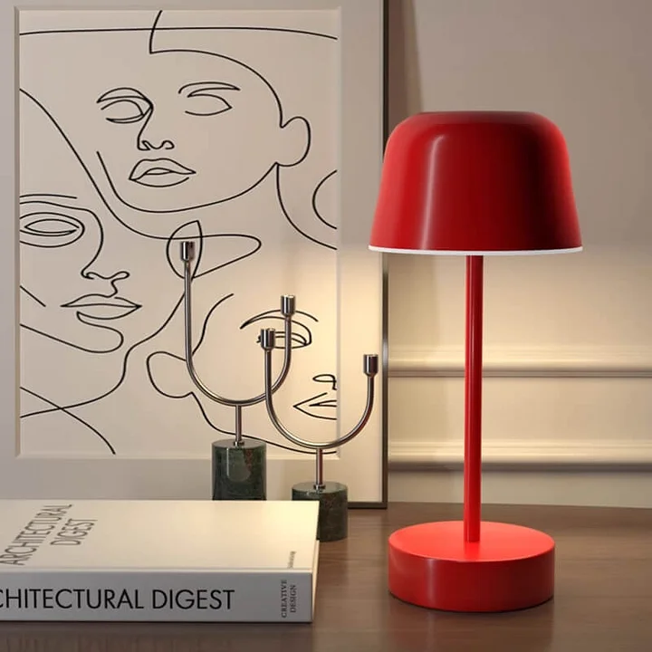 Modern Table Lamp with Dimmer – Cordless & Adjustable Brightness