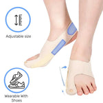 Gentle toe correction bandage for pain-free feet