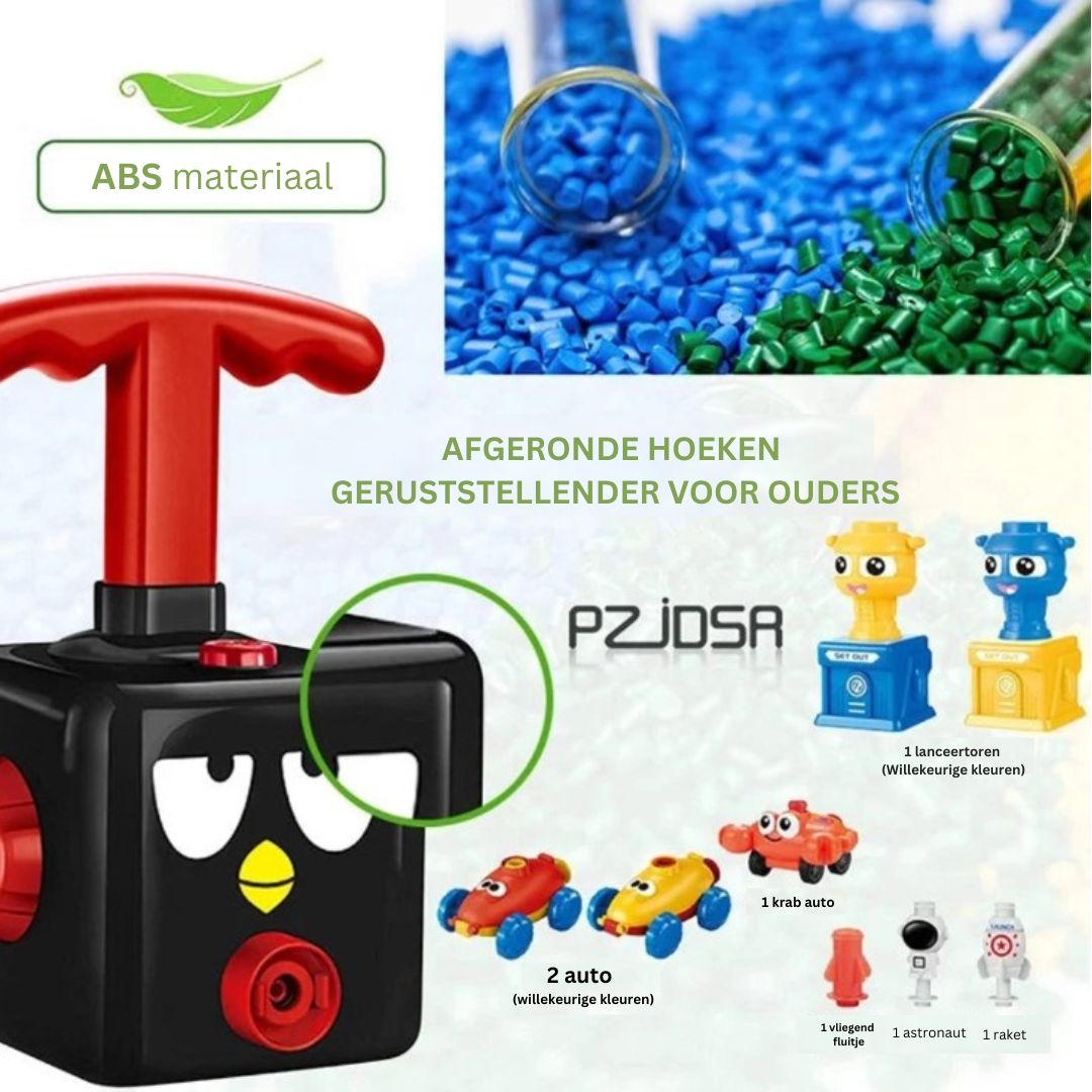 Luftbetriebener Ballonauto-Pumpensatz für endlosen Spaß