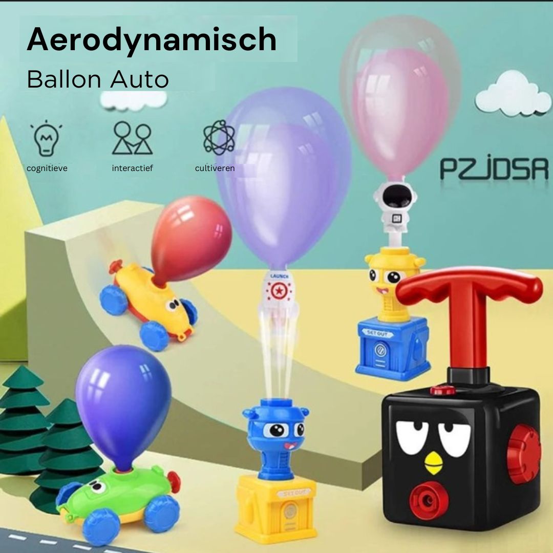 Luftbetriebener Ballonauto-Pumpensatz für endlosen Spaß