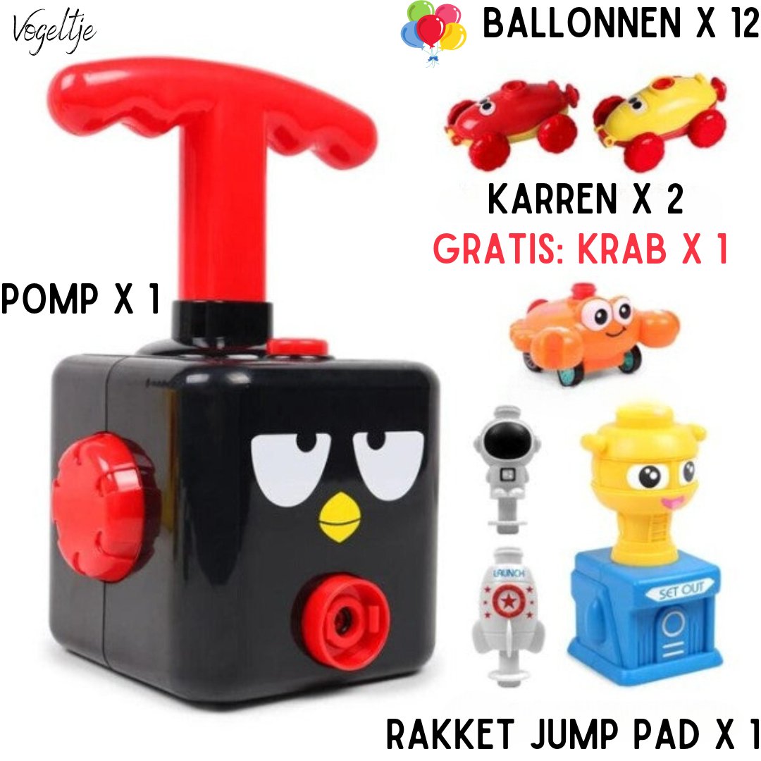 Luftbetriebener Ballonauto-Pumpensatz für endlosen Spaß