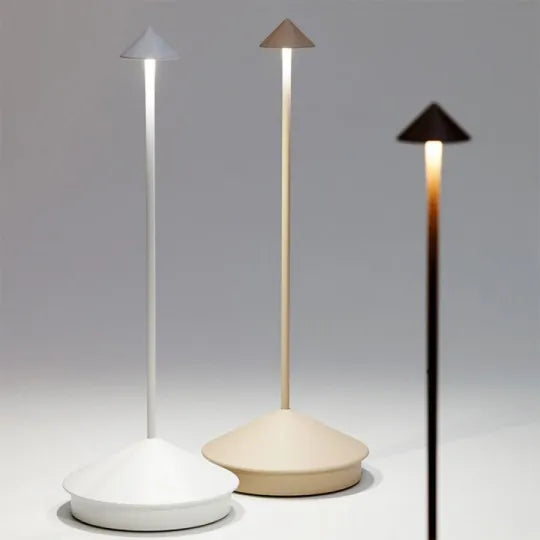 PureGlow | Elegante dimmbare LED Tischlampe - Wasserdicht und kabellos