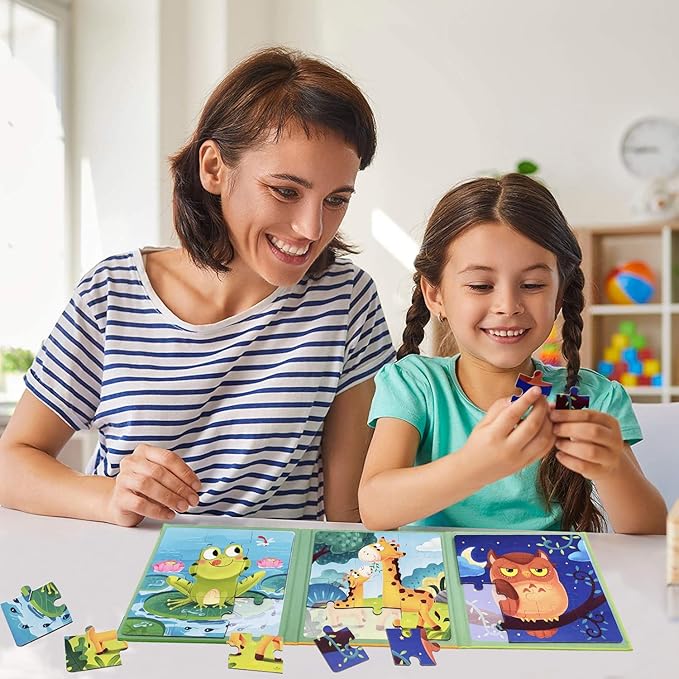 Magnetisches Puzzlebuch - Fördert Lernen und Kreativität