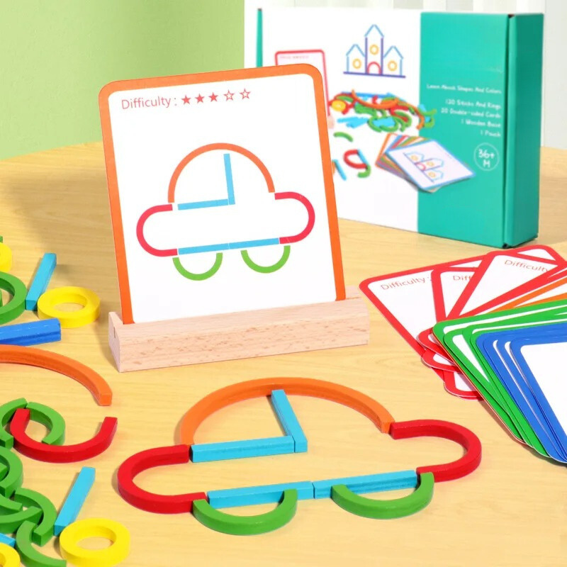Puzzletastic - Kreatives Holzspiel für Kinder ab 3 Jahren