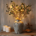 LED Lamp made from Natural Olive Branch – EverLeaf Light for Atmospheric Illumination