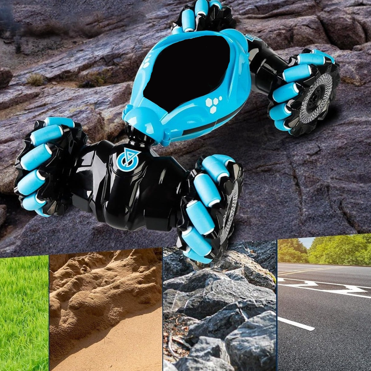 Gesture Control RC Buggy with 360° Tricks and LED Lights
