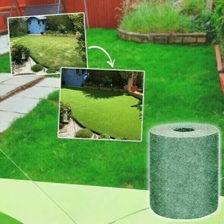Fast Lawn Renovation | Grass Seed Mat for Perfect Results